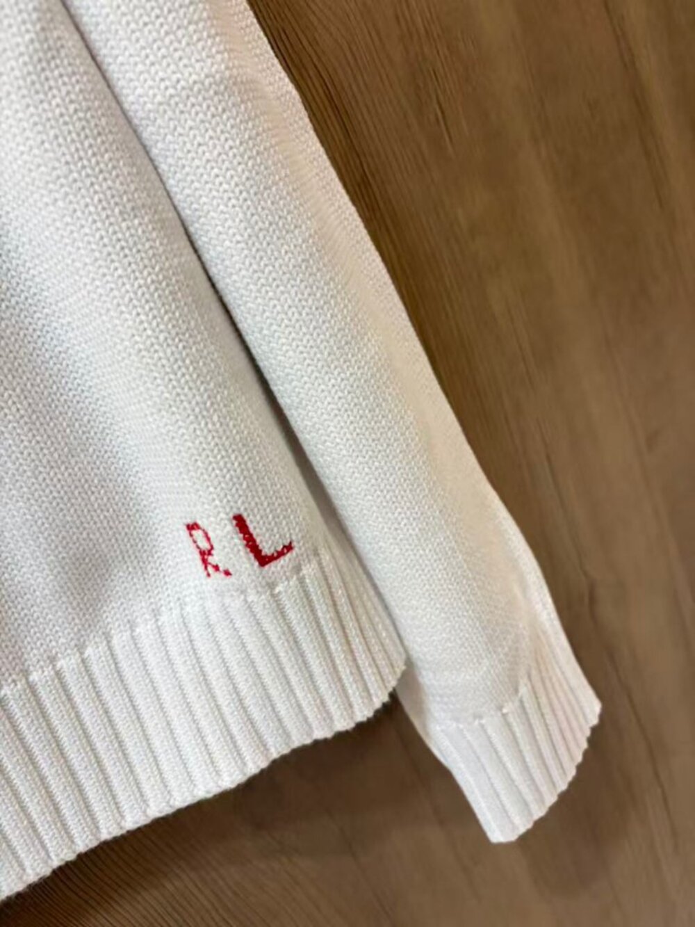 Polo Ralph Lauren White Vacation Bear Crewneck Sweater - Picture 5 of 7